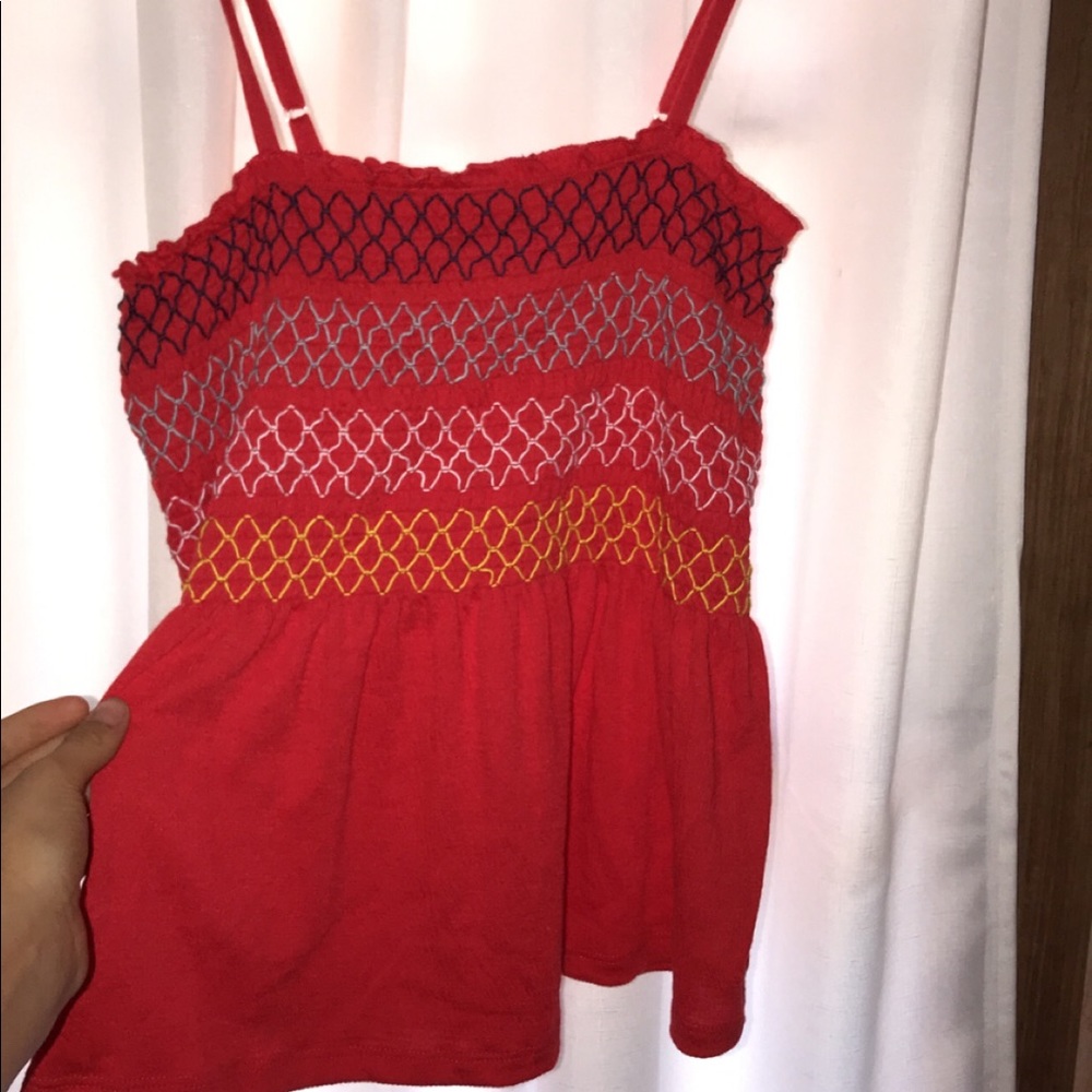 red tank top.very cute. very soft